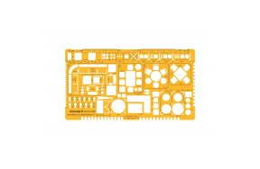 ISOMARS 1849 ARCHITECTURAL DRAWING TEMPLATE 1:50 SCALE